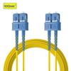 10Gtek Fiber Patch Cable - SC to SC OS2 10Gb/Gigabit Singlemode Jumper Duplex 9/125 LSZH Fiber Optic Cord, Yellow, 50-Meter(164-ft) view 3