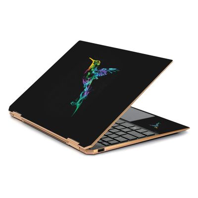 MightySkins Skin Compatible with HP Spectre x360 13.3" Gem-Cut (2019) - Strange Smoke | Protective, Durable, and Unique Vinyl Decal wrap Cover | Easy to Apply| Made in The USA