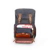 Allacki Waterproof Shock-Resistant Canvas Camera Bag Retro Style Travel Backpack (Blackgrey) view 3