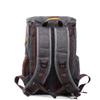 Allacki Waterproof Shock-Resistant Canvas Camera Bag Retro Style Travel Backpack (Blackgrey) view 4