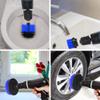 Mekas Solutions Drillbrush Tub Shower Bathroom Surfaces Tile Brush Power Grout Scrub Clean Scrubber wheel Cleaning Kit 3pcs view 3