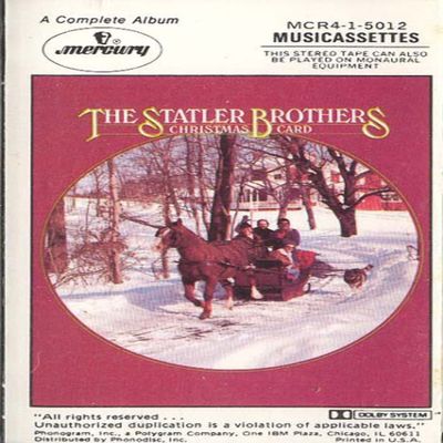 STATLER BROTHERS: Christmas Card -28188 Cassette Tape