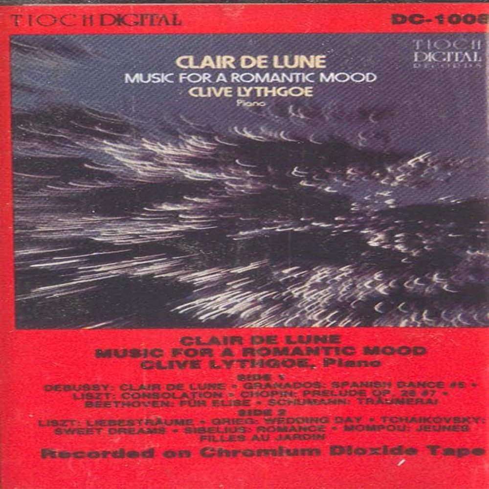 CLAIR DE LUNE & CLIVE LYTHGOE: Music For A Romantic Mood Cassette Tape