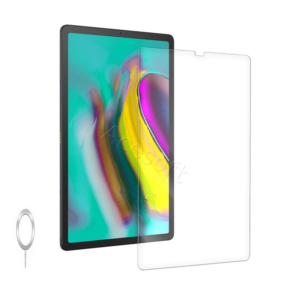 9H Hardness Shatterproof Tempered Glass Screen Protector Film Compatible with Samsung Galaxy Tab S5e T720/T725 10.5"