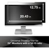 3M PF240W1B Frameless Blackout Privacy Filter For 24-Inch Widescreen Monitor, 16:10 Aspect Ratio view 2