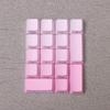 17 Keys Numeric Keypad PBT Dyeing Sublimation Numpad Keycaps OEM for Cherry MX Gaming Mechanical Keyboard (Side Printed-Pink Gradient) view 1