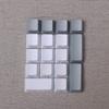 17 Keys Numeric Keypad PBT Dyeing Sublimation Numpad Keycaps OEM for Cherry MX Gaming Mechanical Keyboard (Side Printed-White Gray) view 1