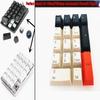 17 Keys Numeric Keypad PBT Dyeing Sublimation Numpad Keycaps OEM for Cherry MX Gaming Mechanical Keyboard (Top Printed-Big Carbon Edition) view 3