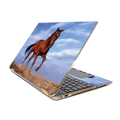 MightySkins Skin Compatible with HP Spectre x360 15.6" Gem-Cut (2019) - Horse | Protective, Durable, and Unique Vinyl Decal wrap Cover | Easy to Apply, Remove, and Change Styles | Made in The USA