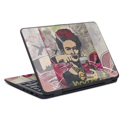 MightySkins Skin Compatible with HP Chromebook x360 11" G11 (2017) - Grafitti Selfie | Protective, Durable, and Unique Vinyl Decal wrap Cover | Easy to Apply| Made in The USA