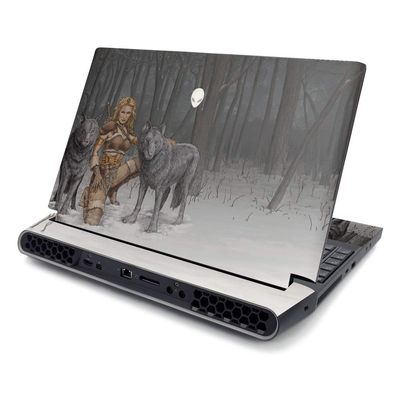 MightySkins Skin Compatible with Alienware Area-51M 17" (2019) - Midnight Watch | Protective, Durable, and Unique Vinyl Decal wrap Cover | Easy to Apply, Remove, and Change Styles | Made in The USA