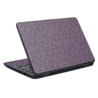 MightySkins Skin Compatible with HP Chromebook x360 11" G11 (2017) - Plum Damask | Protective, Durable, and Unique Vinyl Decal wrap Cover | Easy to Apply, Remove, and Change Styles | Made in The USA