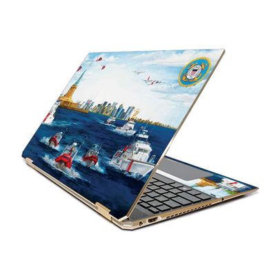 MightySkins Skin Compatible with HP Spectre x360 15.6" Gem-Cut (2019) - Standing Watch | Protective, Durable, and Unique Vinyl Decal wrap Cover | Easy to Apply| Made in The USA