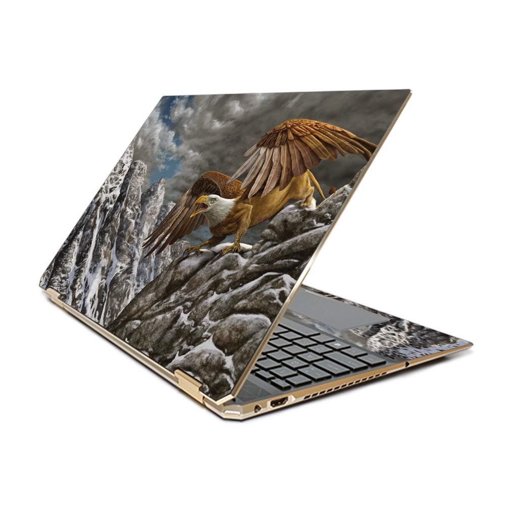 MightySkins Skin Compatible with HP Spectre x360 15.6" Gem-Cut (2019) - Before The Storm | Protective, Durable, and Unique Vinyl Decal wrap Cover | Easy to Apply| Made in The USA