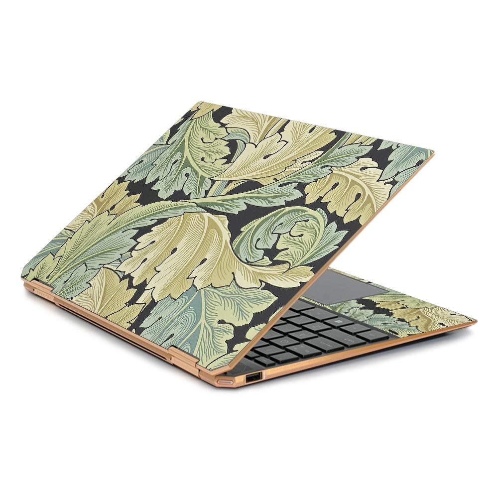 MightySkins Skin Compatible with HP Spectre x360 13.3" Gem-Cut (2019) - Acanthus | Protective, Durable, and Unique Vinyl Decal wrap Cover | Easy to Apply, Remove, and Change Styles | Made in The USA