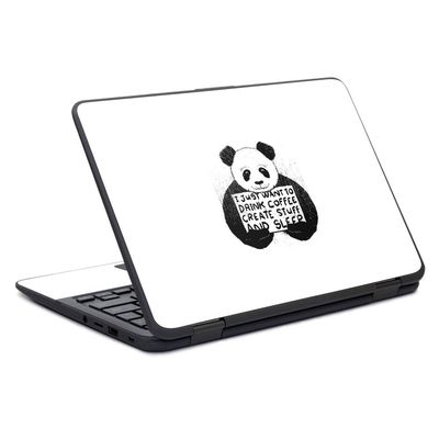 MightySkins Skin Compatible with HP Chromebook x360 11" G11 (2017) - I Just Want to | Protective, Durable, and Unique Vinyl Decal wrap Cover | Easy to Apply| Made in The USA