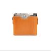 Contax T2 Case, BolinUS Handmade Genuine Real Leather Half Camera Case Bag Cover for Contax T2 Camera With Hand Strap (Yellow) view 2
