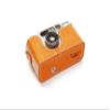 Contax T2 Case, BolinUS Handmade Genuine Real Leather Half Camera Case Bag Cover for Contax T2 Camera With Hand Strap (Yellow) view 4