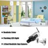 Tihebeyan Dummy Camera, Fake CCTV Auto Rotation Movement Security Camera Surveillance System for Indoor & Outdoor view 3