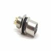 Elecbee M8 4 Pin Female Connector Female Socket Solder Cup Straight Rear Blukhead Waterproof view 4