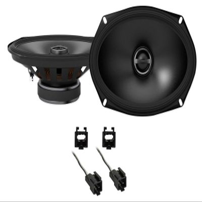 Alpine S Front Factory Speaker Replacement Kit For 2003-2005 Dodge Ram 2500/3500