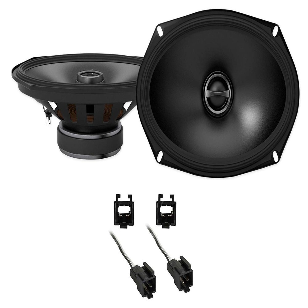 Alpine S Front Factory Speaker Replacement Kit For 2003-2005 Dodge Ram 2500/3500