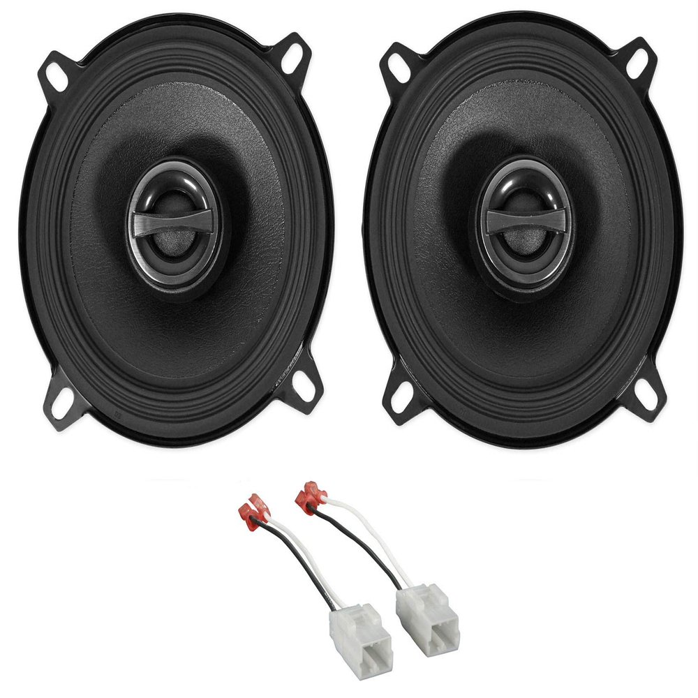 Metra 72-6514 Speaker Harness Connector for Chrysler/Dodge/Jeep Cherokee Bundle with Pair Alpine S-S50 170 Watt 5.25" 5 1/4" Coaxial 2-Way Car Audio Speakers