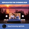 Norb NorbSLEEP Low-Blue Sleep Light Bulb Melatonin-Boosting Nighttime LED for Restful Sleep for Babies, Kids, & Adults 9W A19 Dimmable, Natural Evening Spectrum, White Not Amber (1-Pack) view 4
