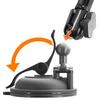 iBOLT TabDock FixedPro 360 Suction- Heavy Duty Metal 8" Multi-Angle Mount for All 7" - 10" Tablets for Commercial Vehicles, Trucks, and ELD Devices view 2
