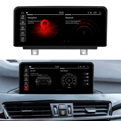 Android13 4+64G F48 (2016-2017) 10.25" Screen Monitor Display Replacement GPS Navigation Audio Multimedia Player for BMW X1 Headunit NBT