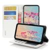 STENES Bling Wallet Case Compatible with iPod Touch 7th Gen (2019) - Stylish - 3D Handmade S-Link Butterfly Floral Leather Cover with Cable Protector [4 Pack] - Purple view 2