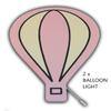 Nursery Boys Baby Kids Room Decor Wall Light Set of 5 Wooden Night Light with Led (Baby Pink) view 4
