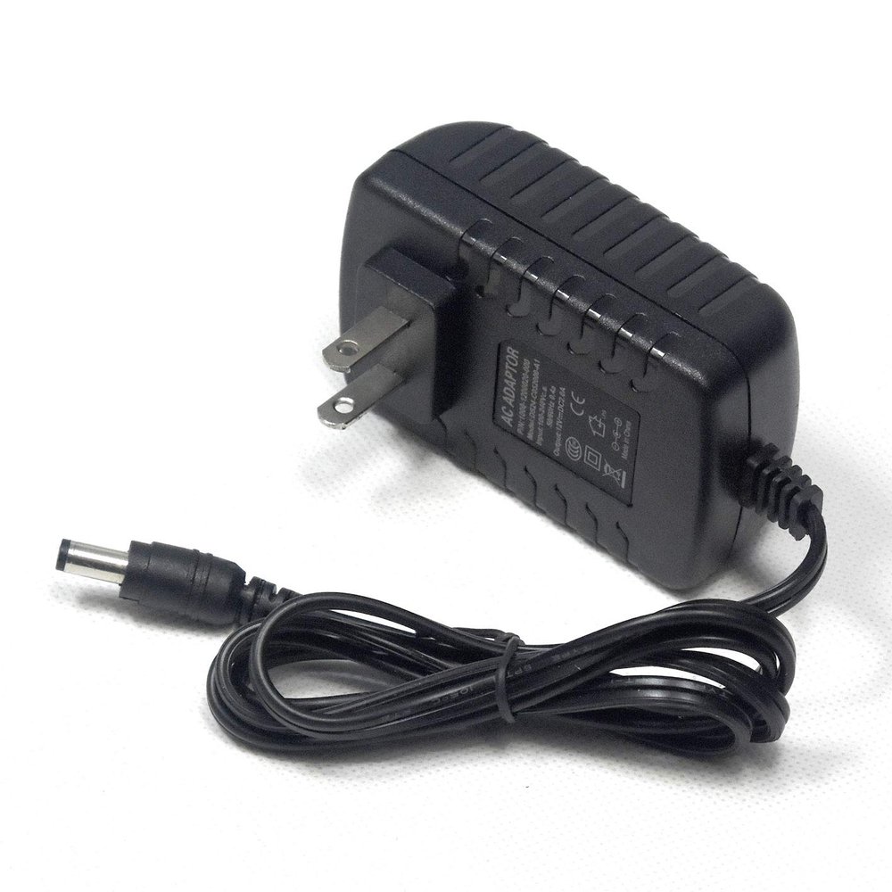 12V/2A US AC Power Adaptor 5.52.1-2.5mm Plug