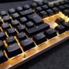 104 Keys Russian Korean Keycap Dye Sublimated Shine Through ANSI OEM Profile Backlit Keyset for Cherry MX Mechanical Keyboard (Keycaps only, Not Include Keyboards) view 4