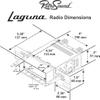 Retro Manufacturing Laguna Radio with Chrome Face, 08-77 Knobs, and Vintage Overlay LAC-M1-121-08-77-SCP view 2