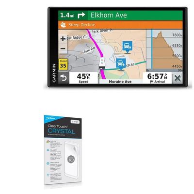 BoxWave Screen Protector Compatible with Garmin RV 780 - ClearTouch Crystal (2-Pack), HD Film Skin - Shields from Scratches