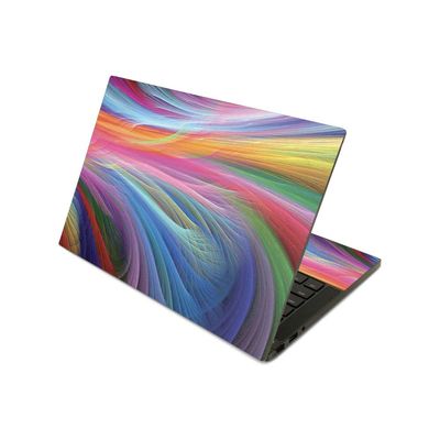 MightySkins Skin Compatible with Razer Blade Stealth 13.3" (2019) - Rainbow Waves | Protective, Durable, and Unique Vinyl Decal wrap Cover | Easy to Apply, Remove, and Change Styles | Made in The USA