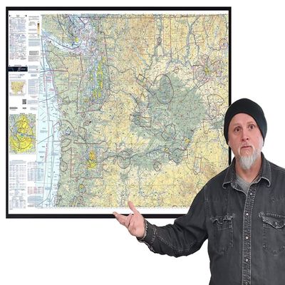 FAA Chart: VFR Sectional Seattle (Rolled NOT Folded) Current Edition