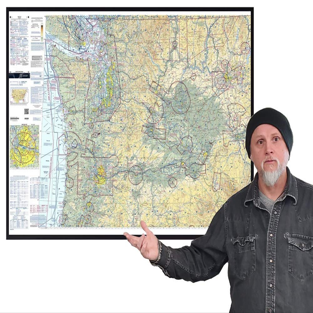 FAA Chart: VFR Sectional Seattle (Rolled NOT Folded) Current Edition