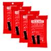 TONYKO Emergency Fire Blankets, Flame Retardant Protection and Heat Insulation Designed for Kitchen,Fireplace,Grill,Car,Camping(White4PACK) view 1