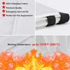 TONYKO Emergency Fire Blankets, Flame Retardant Protection and Heat Insulation Designed for Kitchen,Fireplace,Grill,Car,Camping(White4PACK) view 3