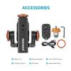 Neewer 3 Wheels Wireless Video Camera Dolly, 3 Speed Motorized Electric Track Rail Slider Dolly Car with Remote Control, Compatible with DSLR Camera Camcorder GoPro iPhone and Android Smartphone view 2