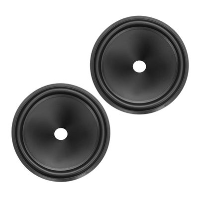uxcell 8" Paper Speaker Cone Subwoofer Drum Paper 1" Coil Diameter with Rubber Surround 2 Pcs