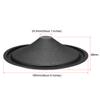 uxcell 8" Paper Speaker Cone Subwoofer Drum Paper 1" Coil Diameter with Rubber Surround 2 Pcs view 2
