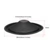 uxcell 4" Paper Speaker Cone Subwoofer Cones Drum Paper 0.8" Inner Diameter with Rubber Surround 2 Pcs view 2