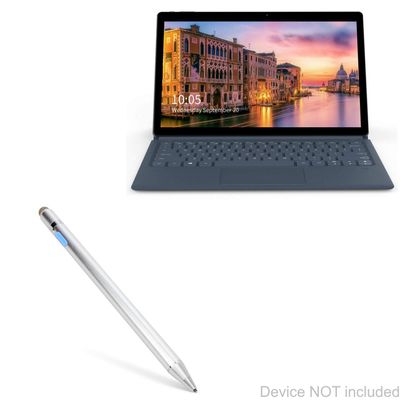 BoxWave Stylus Pen Compatible with Alldocube KNote - AccuPoint Active Stylus, Electronic Stylus with Ultra Fine Tip - Metallic Silver