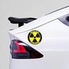 (2 Pcs) Nuclear Powered Funny Vinyl Decal Bumper Sticker Radiactive Sign For Car Truck SUV Motorcycle Body Panels EV Vehicles Bikes Scooters view 2