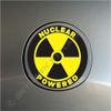 (2 Pcs) Nuclear Powered Funny Vinyl Decal Bumper Sticker Radiactive Sign For Car Truck SUV Motorcycle Body Panels EV Vehicles Bikes Scooters view 3