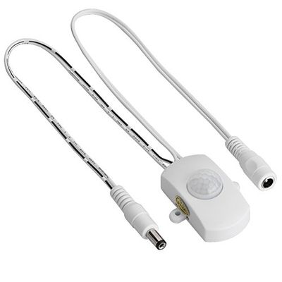 PIR Motion, 5A DC 5-24V Mini PIR Infrared Motion Sensor Detector LED Strip Automatic Widely Used on The Motion-Activated Lighting(White)