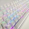 104 Keys Russian Korean Keycap Dye Sublimated Shine Through ANSI OEM Profile Backlit Keyset for Cherry MX Mechanical Keyboard (Keycaps only, Not Include Keyboards) view 1